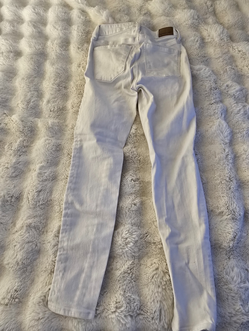 American Eagle Outfitters White High-Rise Jeggings - Picture 4 of 10